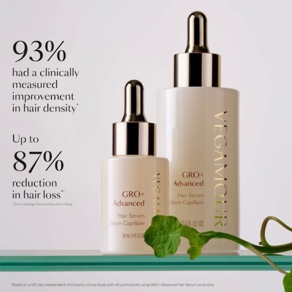 Vegamour Other - 🎸Vegamour🎸🔥NWT🔥GRO+ Advanced Hair Serum for Severe Signs of Thinning-1 FI oz.